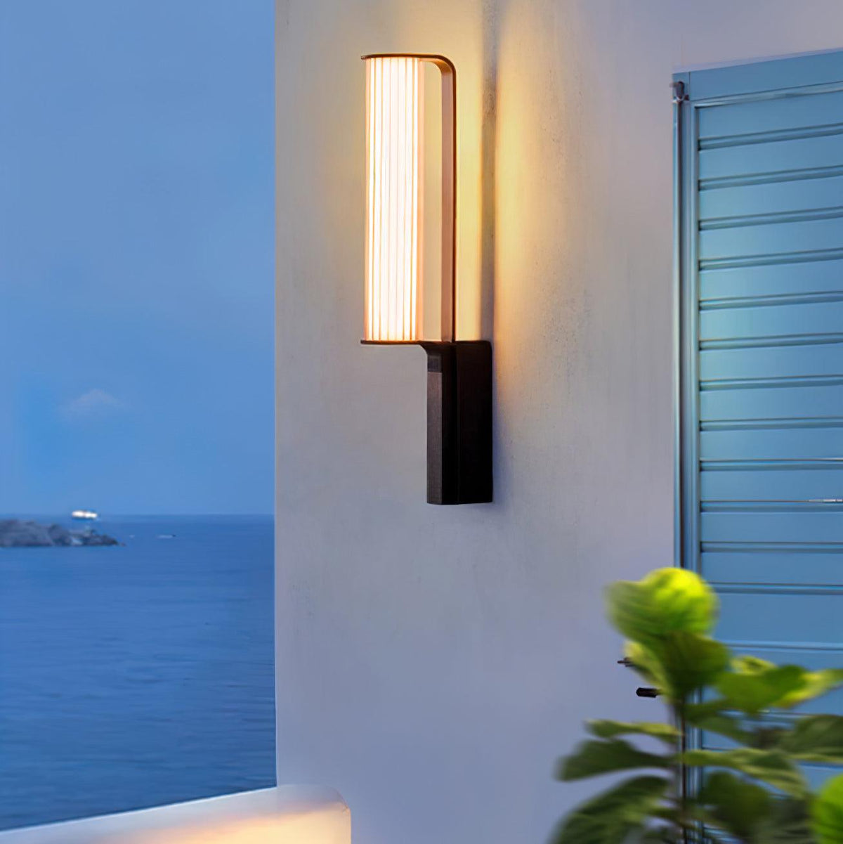 Utalionis aplique de pared LED Arc exterior único