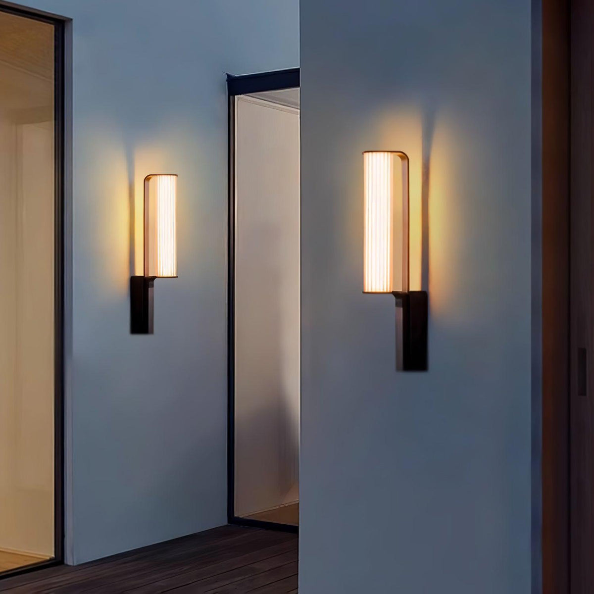 Utalionis aplique de pared LED Arc exterior único