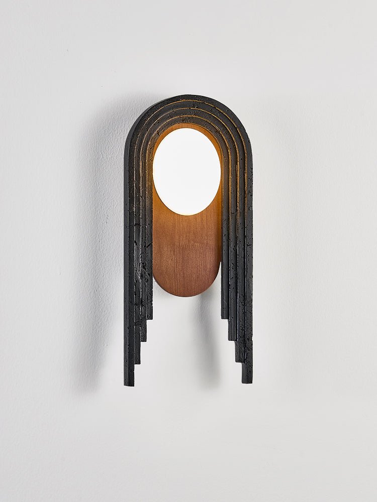 Zenith Arc Halo aplique de pared Art Deco