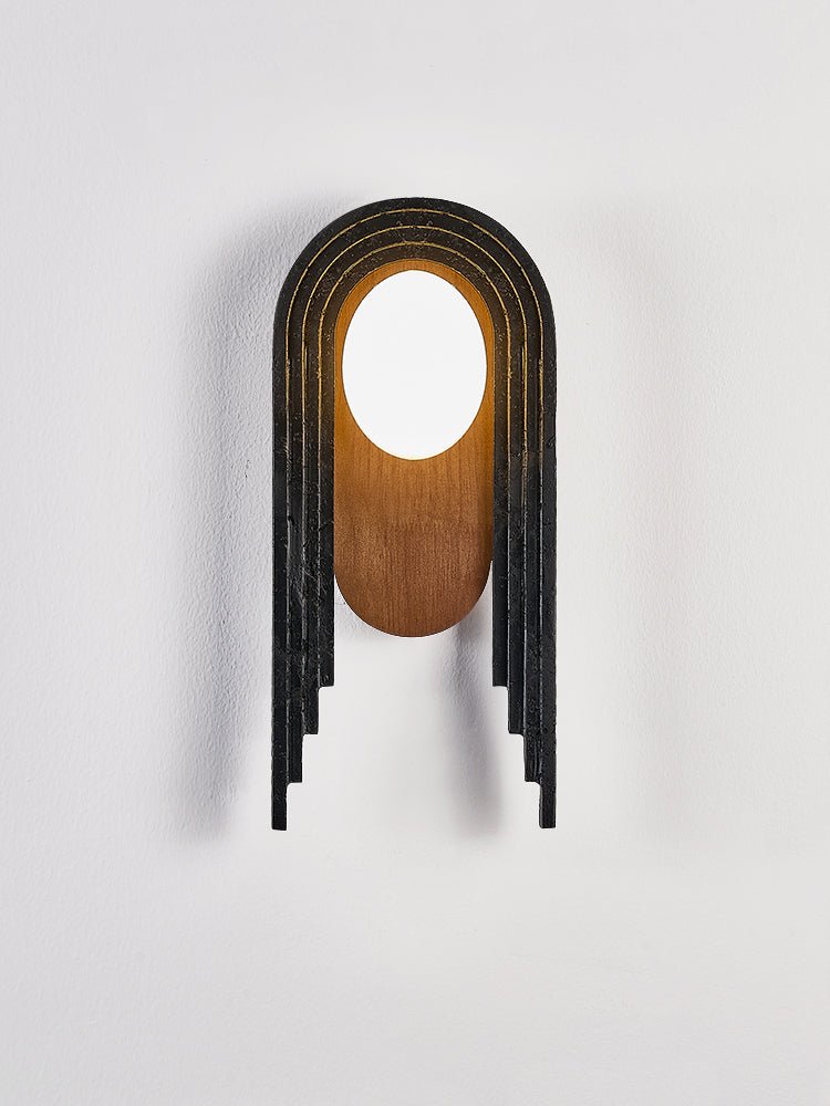 Zenith Arc Halo aplique de pared Art Deco