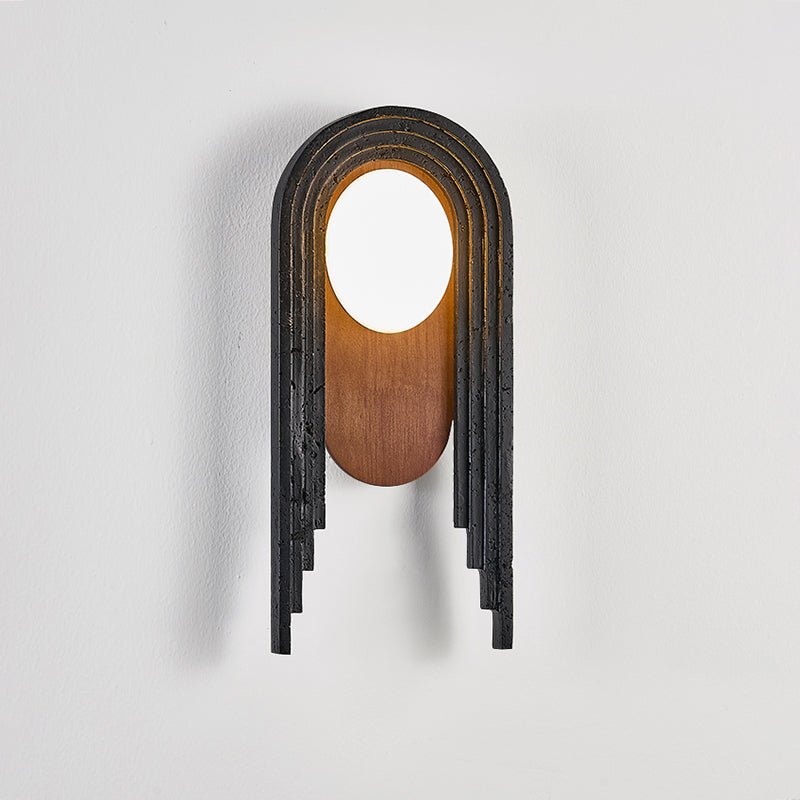 Zenith Arc Halo aplique de pared Art Deco