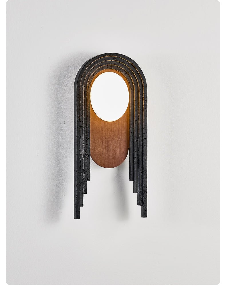 Zenith Arc Halo aplique de pared Art Deco