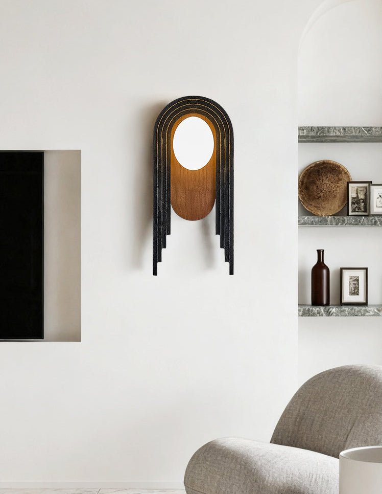 Zenith Arc Halo aplique de pared Art Deco