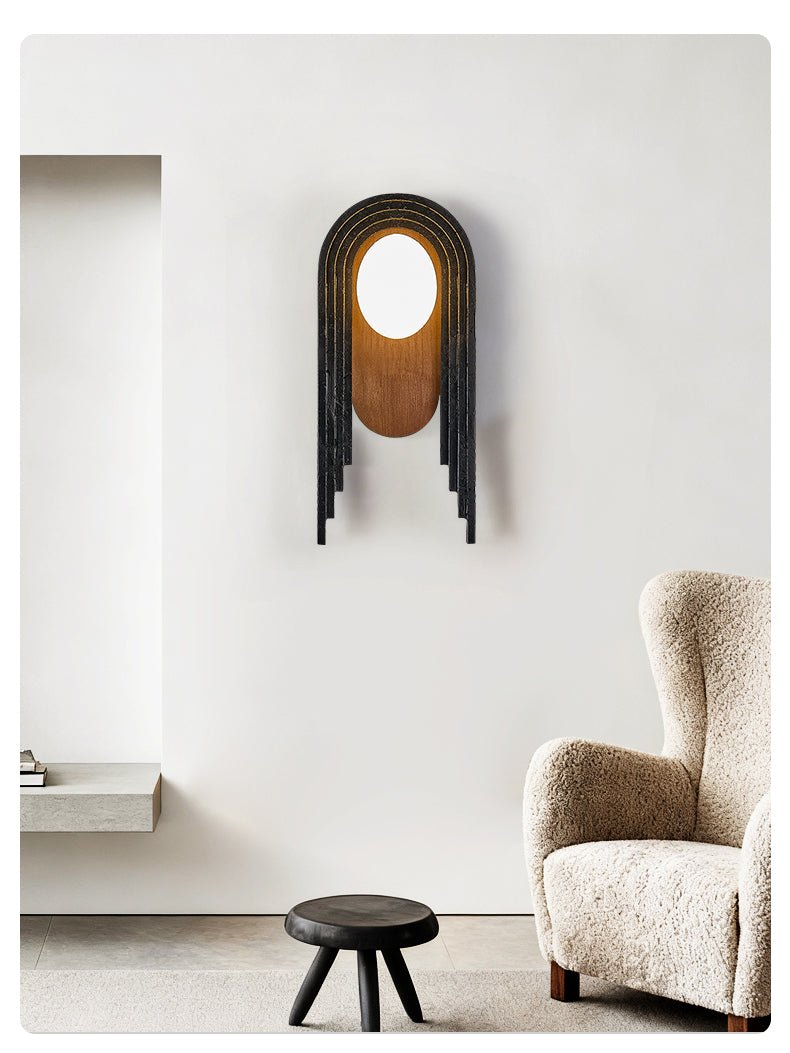 Zenith Arc Halo aplique de pared Art Deco