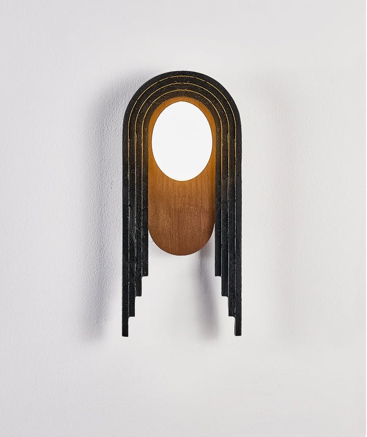 Zenith Arc Halo aplique de pared Art Deco