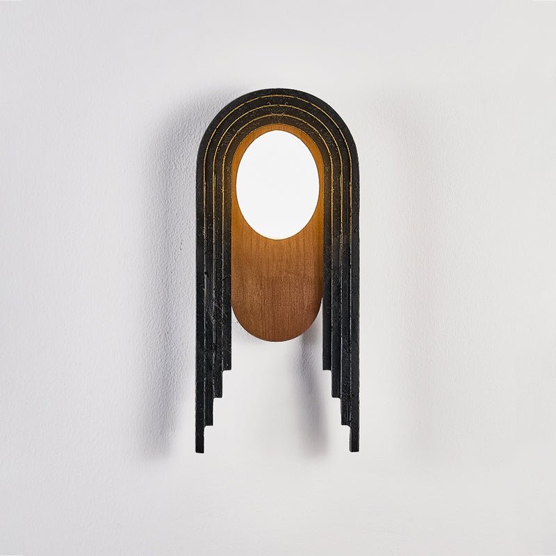 Zenith Arc Halo aplique de pared Art Deco
