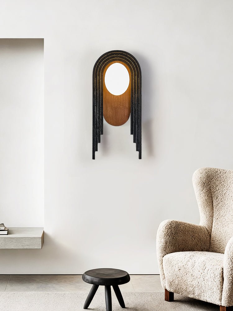 Zenith Arc Halo aplique de pared Art Deco