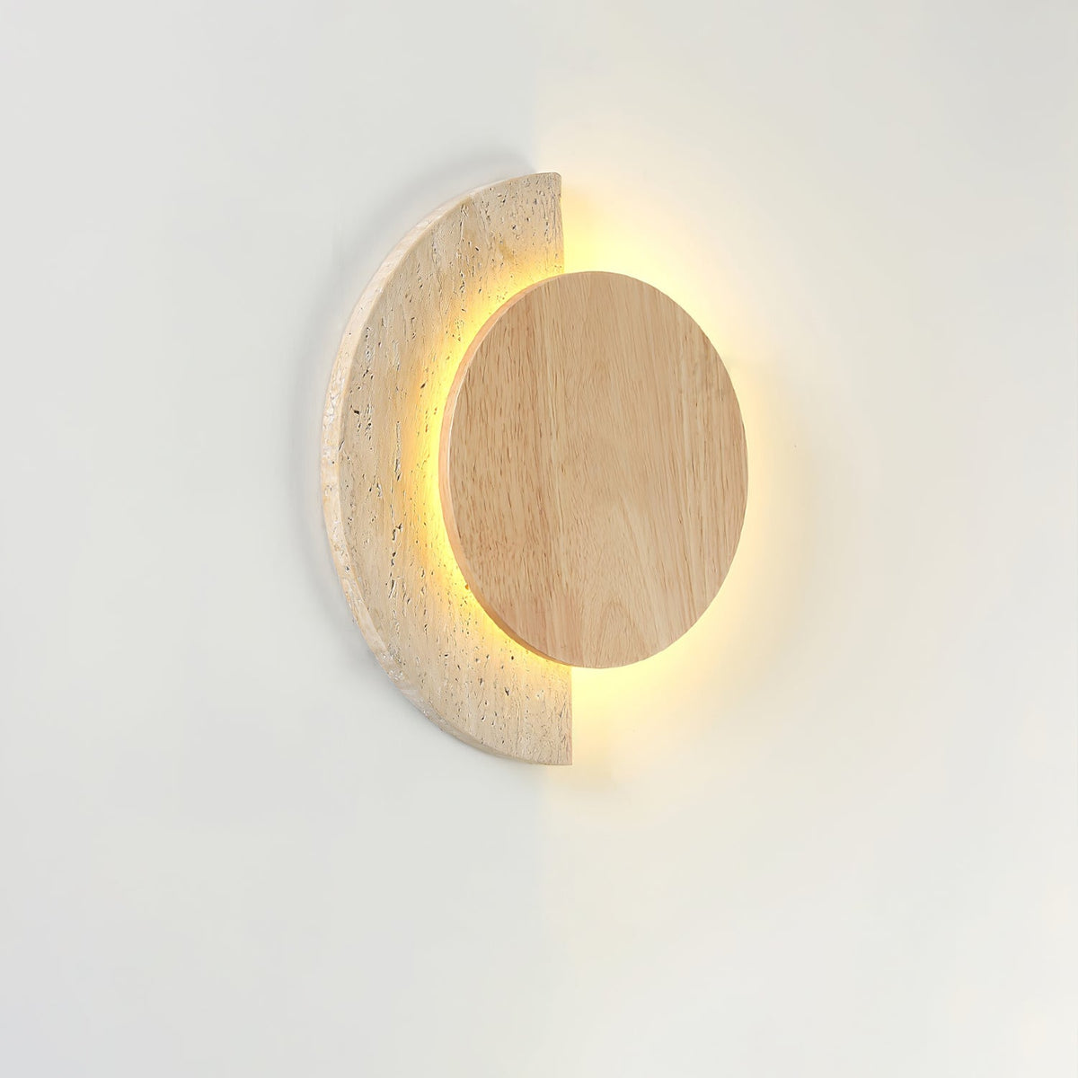 Crescent Halo enchufe-in aplique de pared enchufable