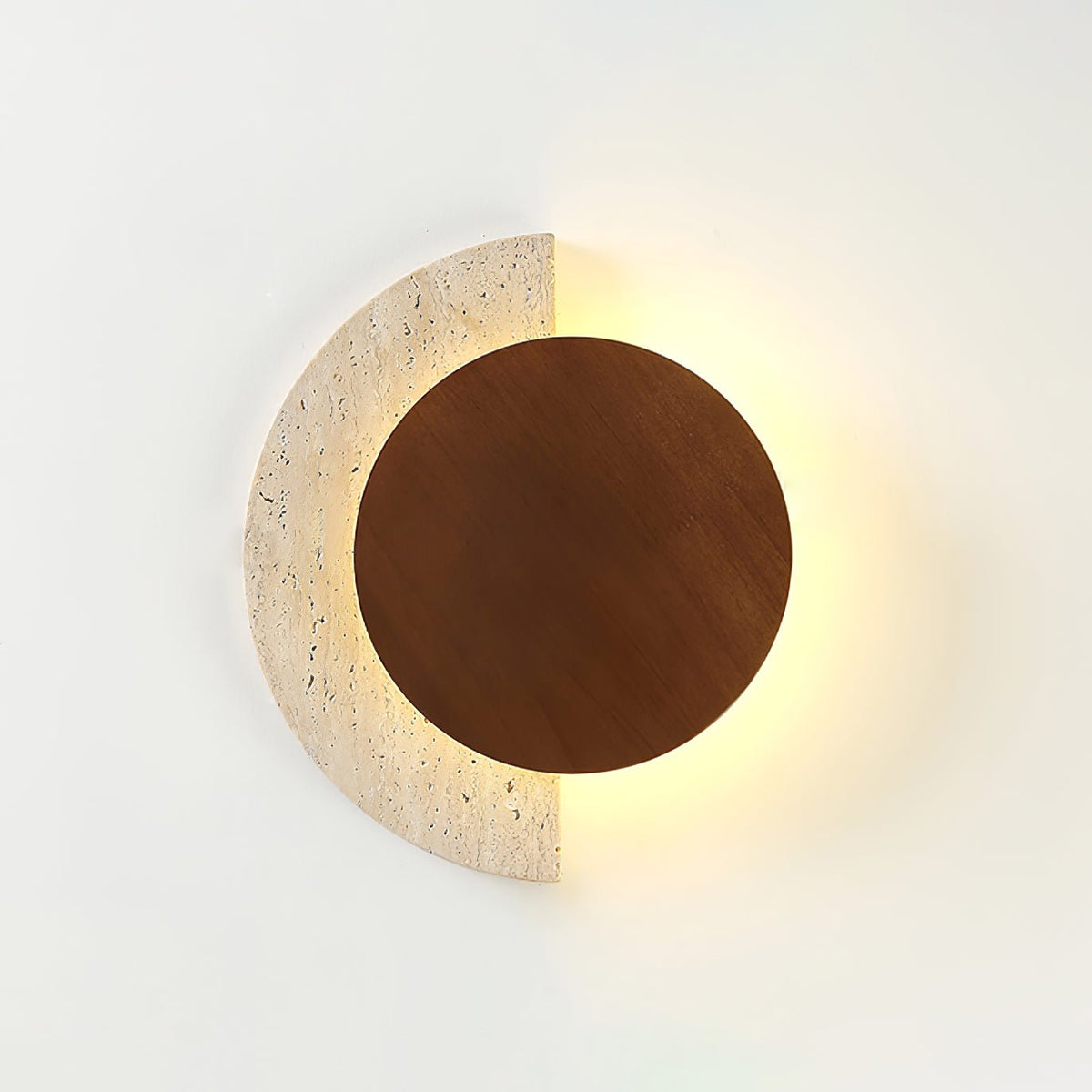 Crescent Halo enchufe-in aplique de pared enchufable