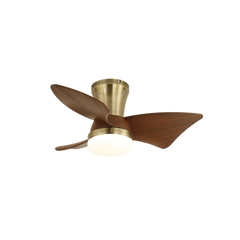 Luvora ventilador de techo con luz minimalista de madera