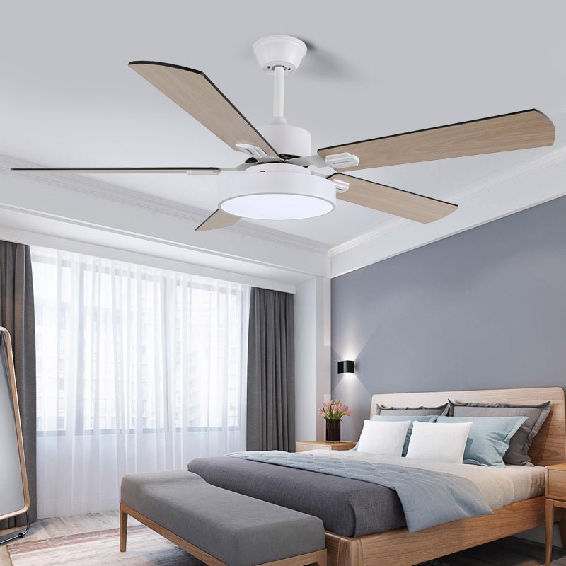 Aerilux ventilador de techo con luz moderno de madera
