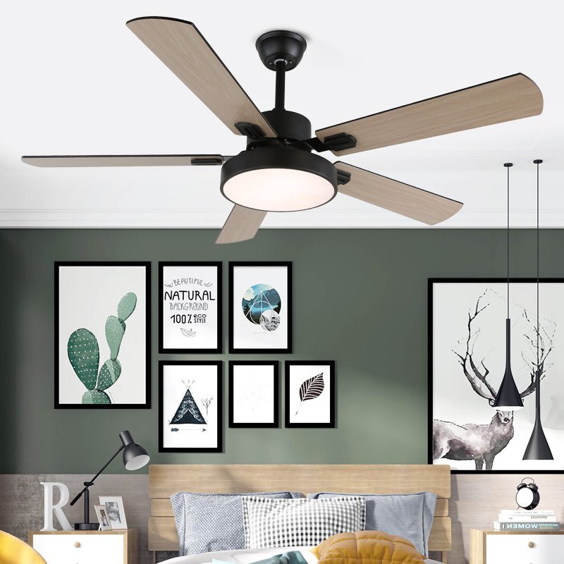 Aerilux ventilador de techo con luz moderno de madera