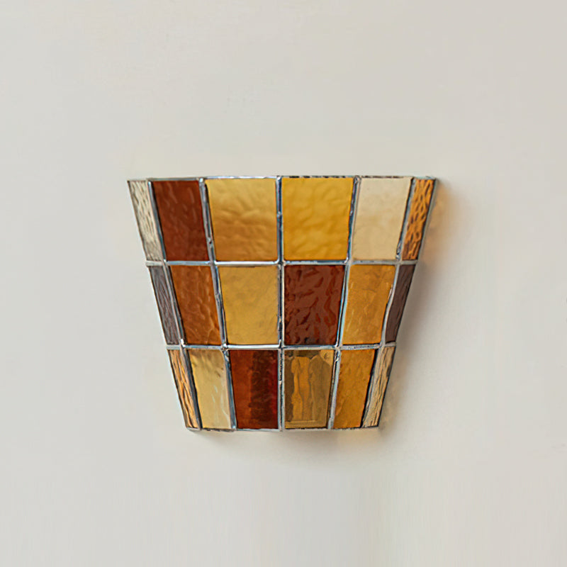 Saffrienne aplique de pared de vidrio