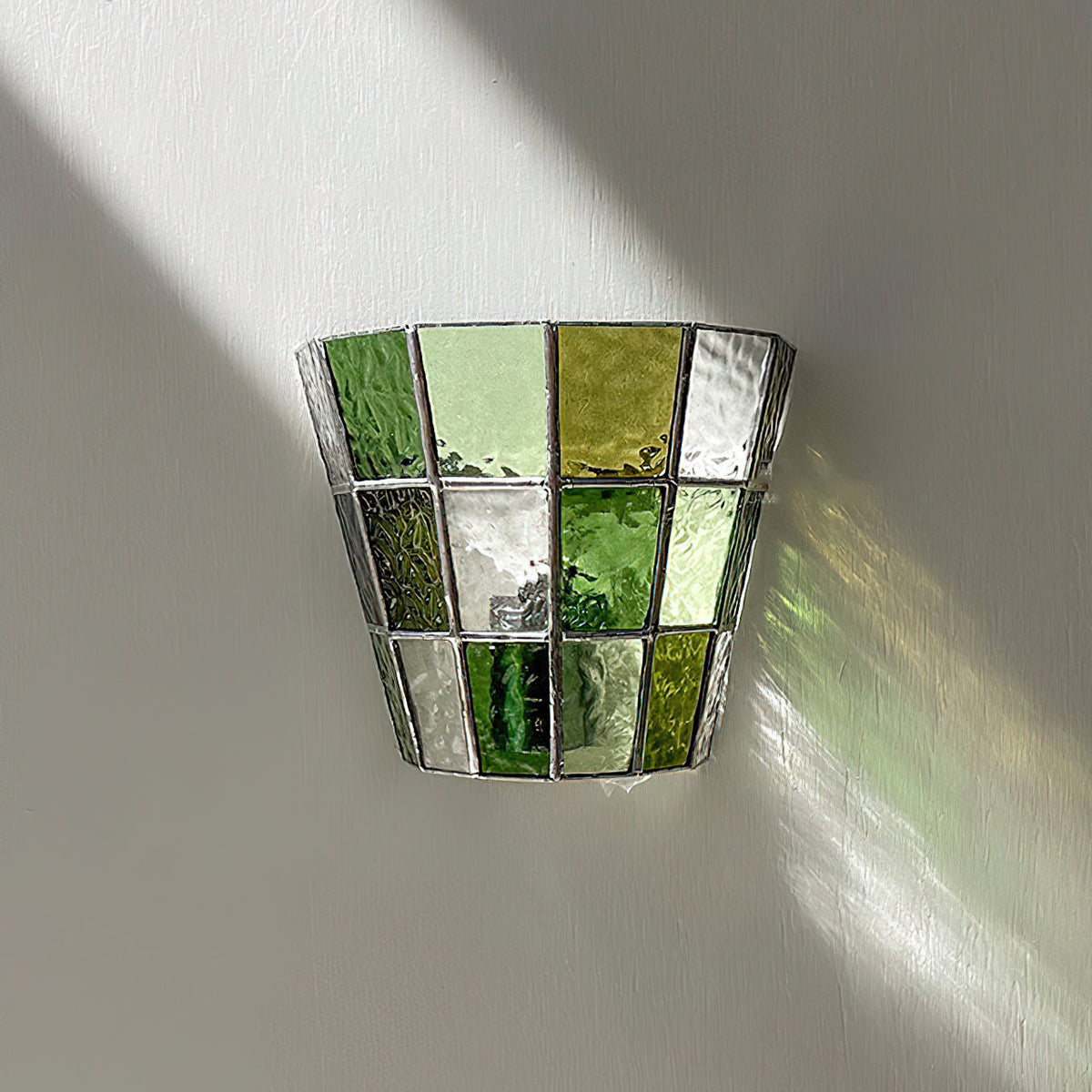 Saffrienne aplique de pared de vidrio