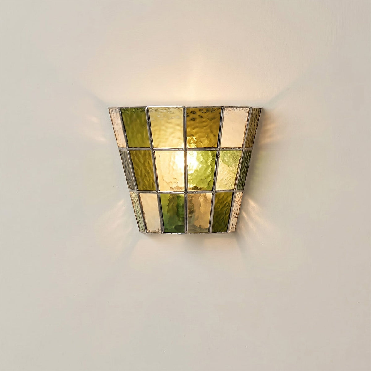 Saffrienne aplique de pared de vidrio