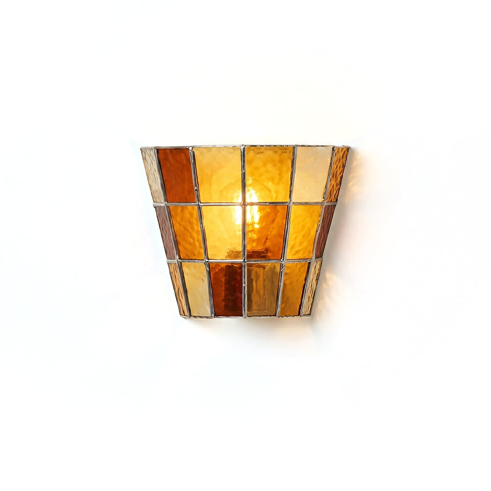 Saffrienne aplique de pared de vidrio