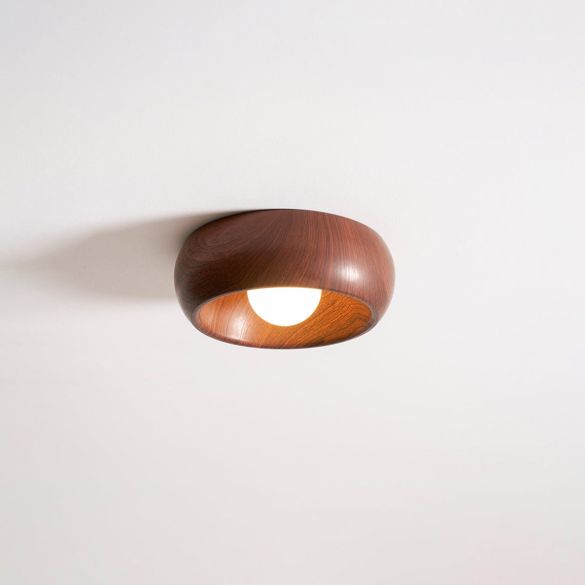 Keldrow lámpara de techo Arboris con anillo circular