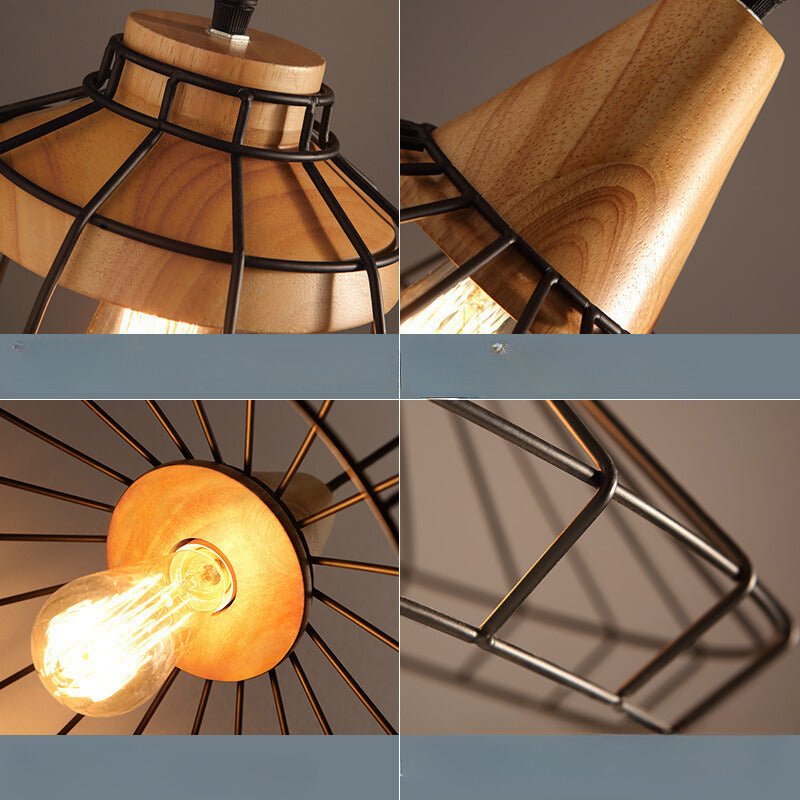 Silva Industrial Minimalista Lámpara Colgante Metal Salón