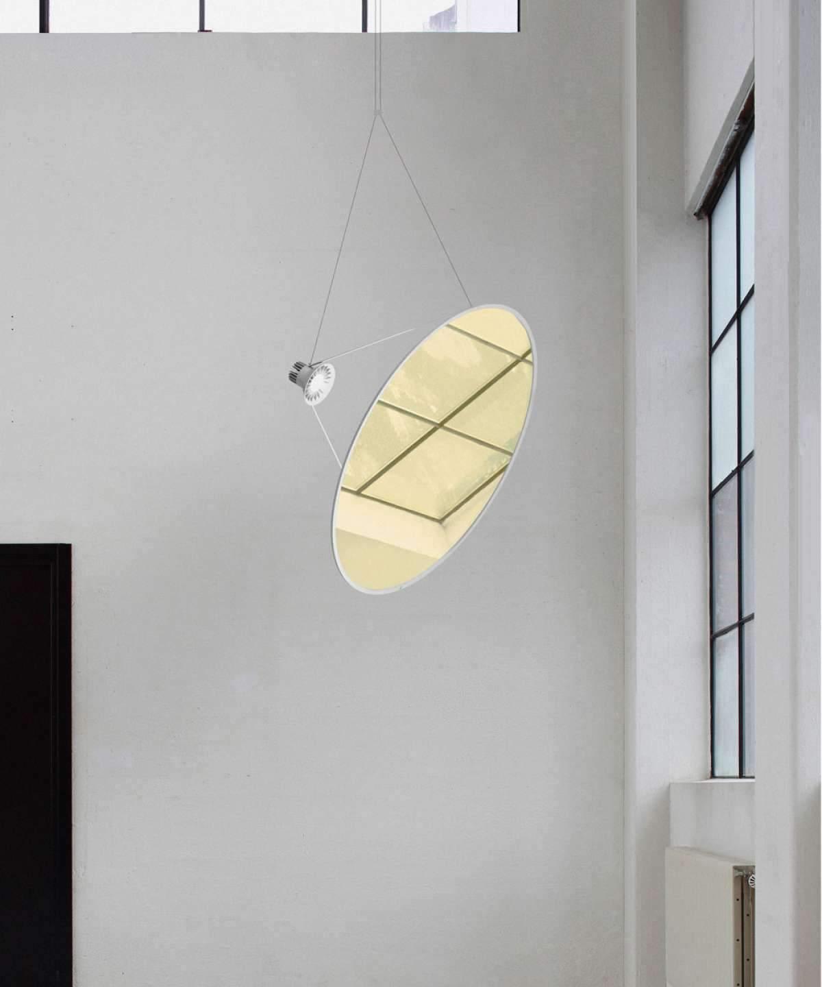 Brio lámpara colgante minimalista de acero