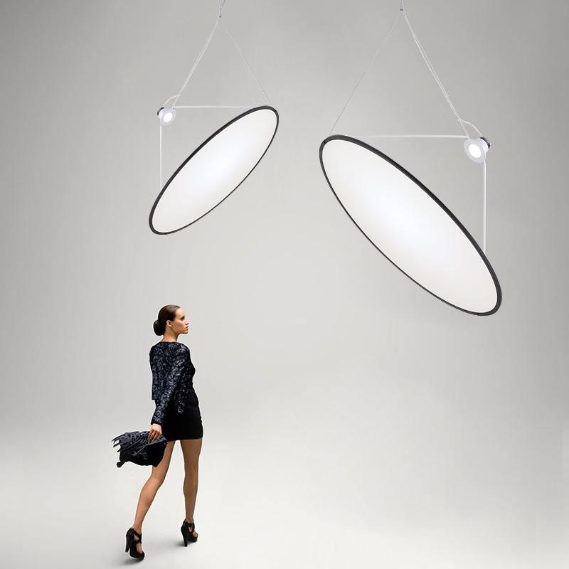 Brio lámpara colgante minimalista de acero