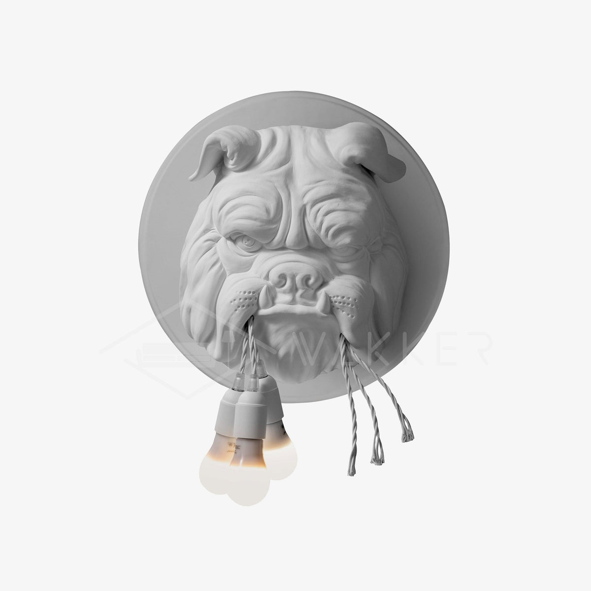 Umeri aplique de pared bulldog escultura caprichoso