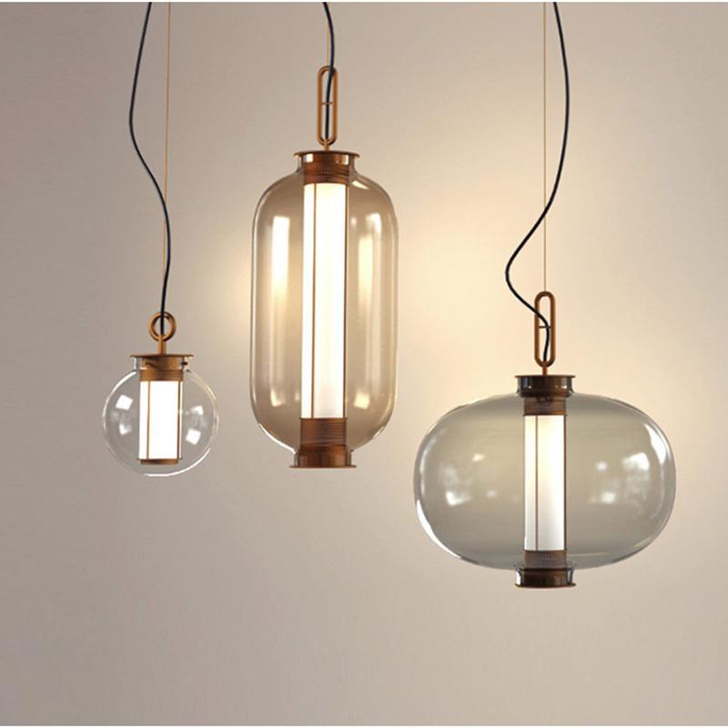 Uphaos lámpara colgante moderna minimalista de vidrio