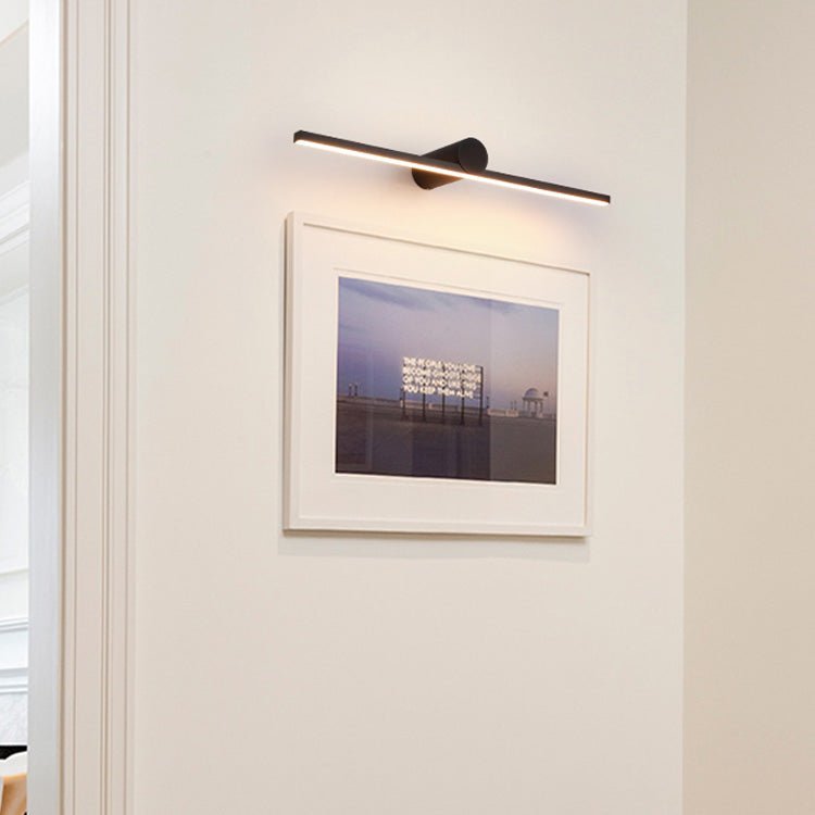 Kylb aplique de pared negro recargable delgado