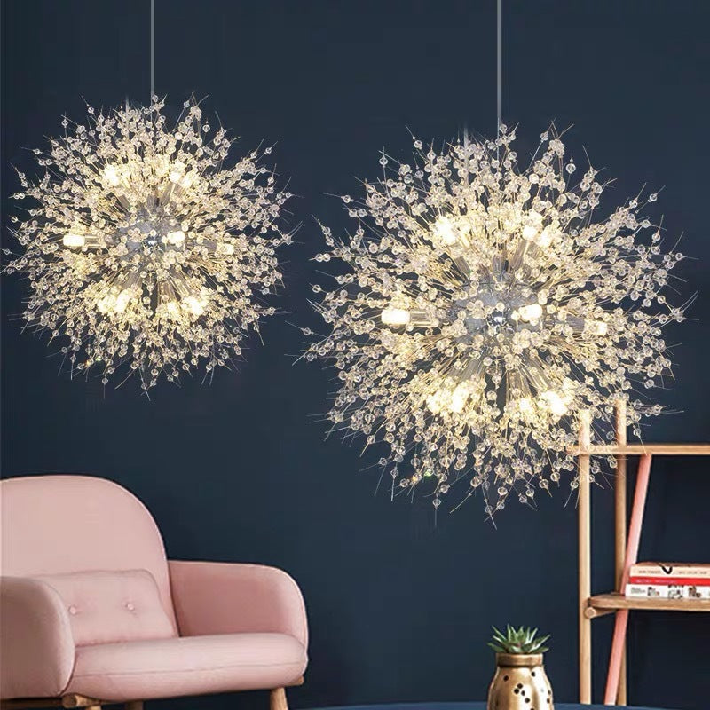 Arisha Lámpara Colgante Moderna Luja Cristal/Metal Ora/Croma
