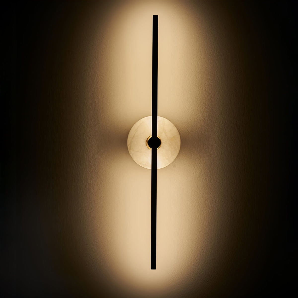 Albivine aplique de pared lineal en alabastro