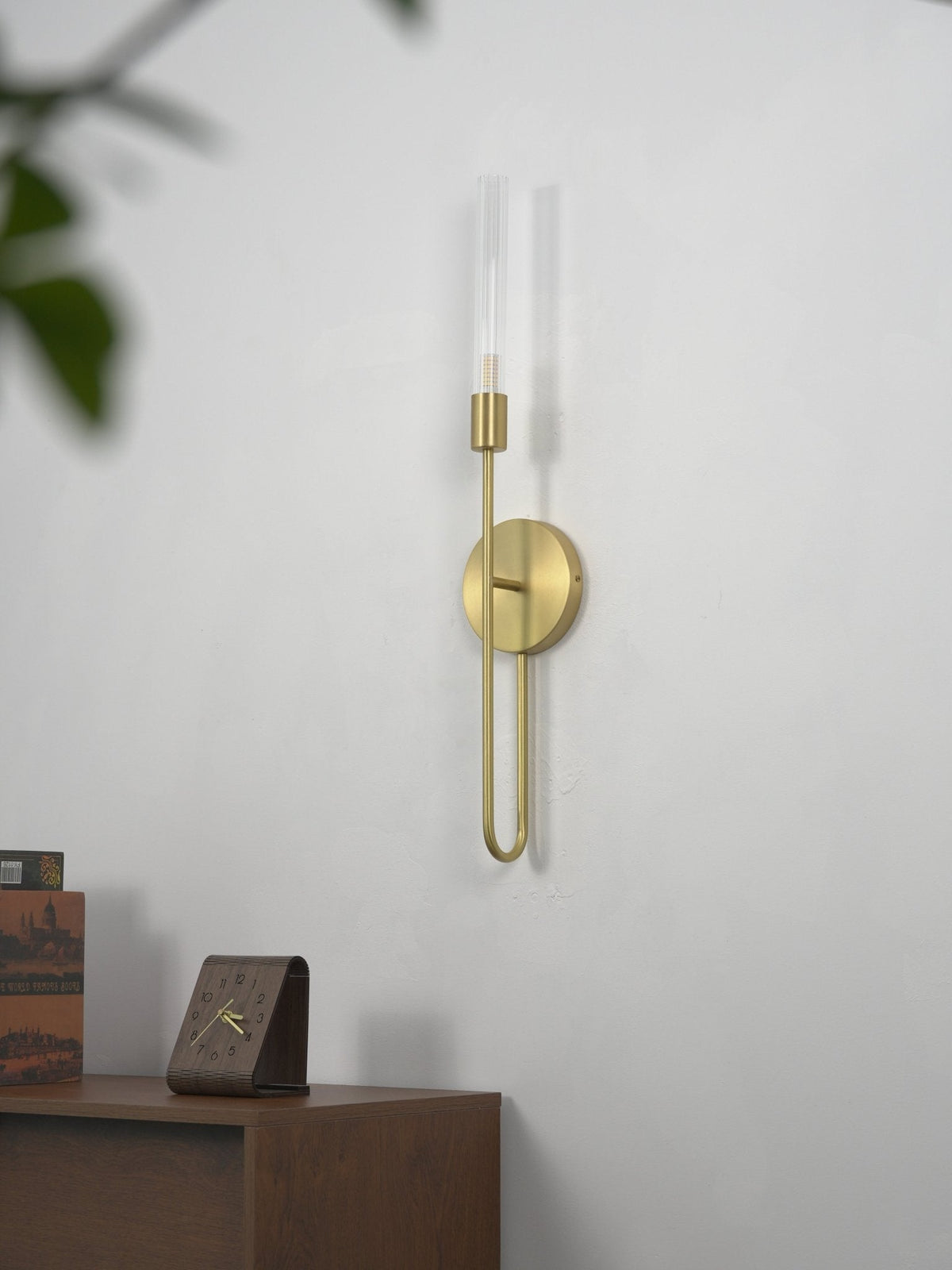 Zedro aplique de pared Slim de vidrio interior