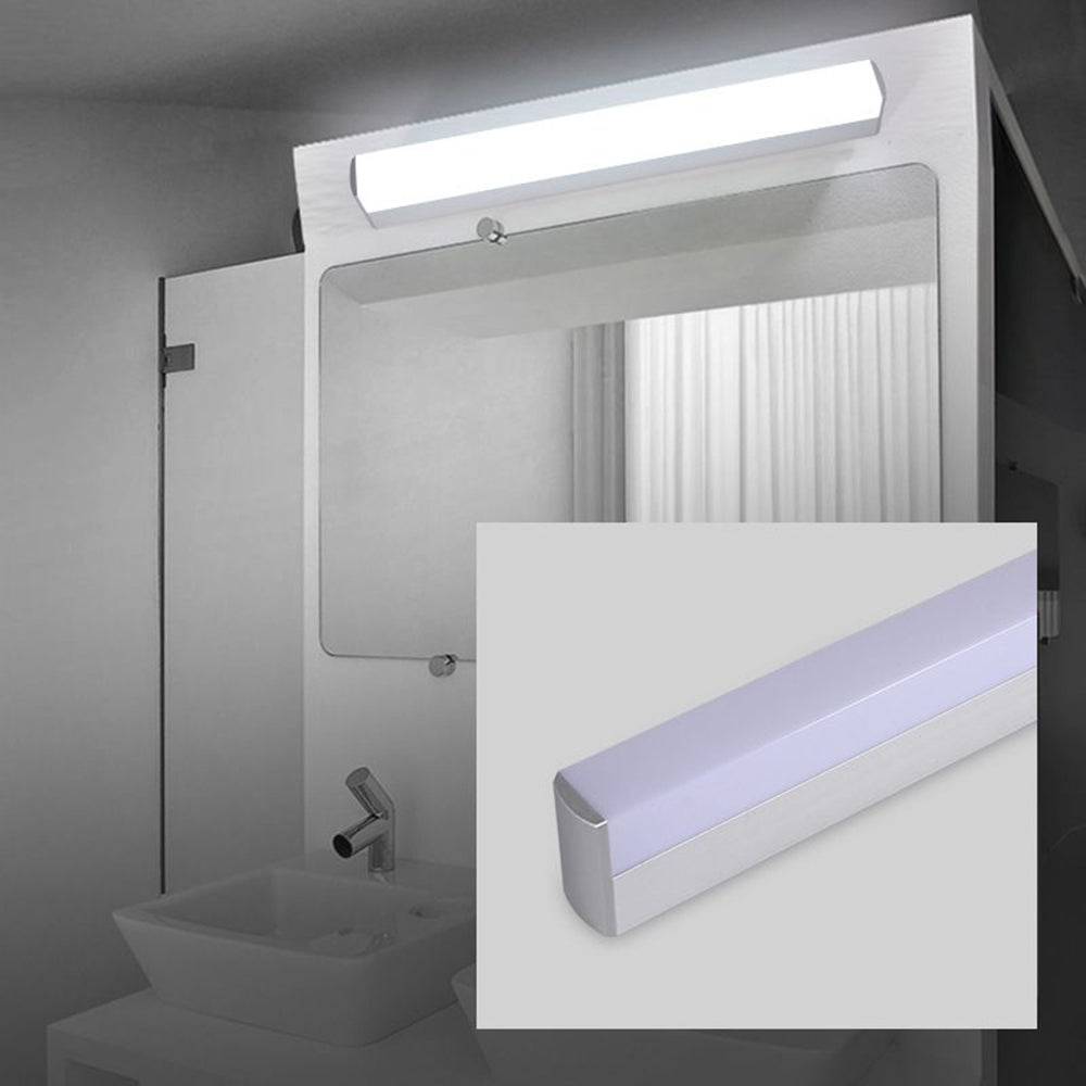 Arisha Minimalista Lineal Metal/Acrílico LED Aplique de Pared Blanco
