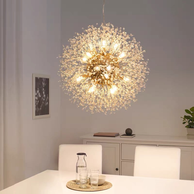 Arisha Lámpara Colgante Moderna Luja Cristal/Metal Ora/Croma