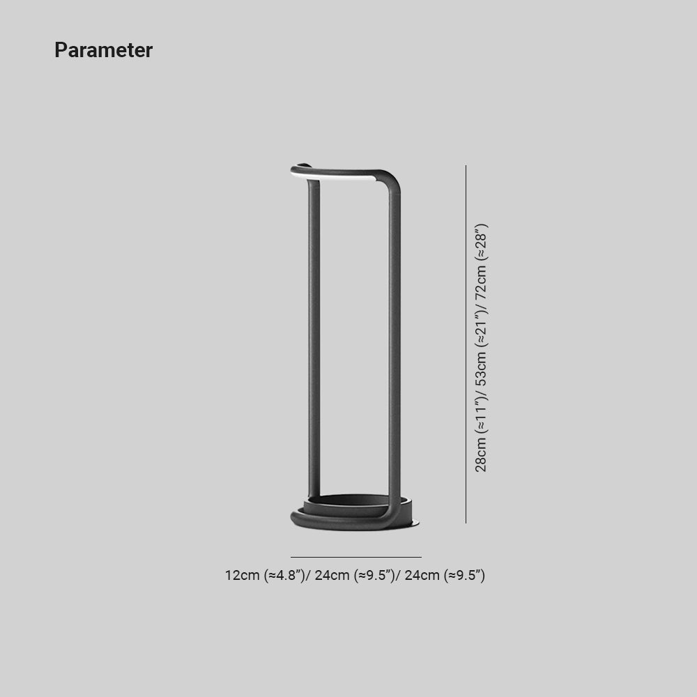 Ray Minimalista Rectangular Acrílico Lámpara De Pie