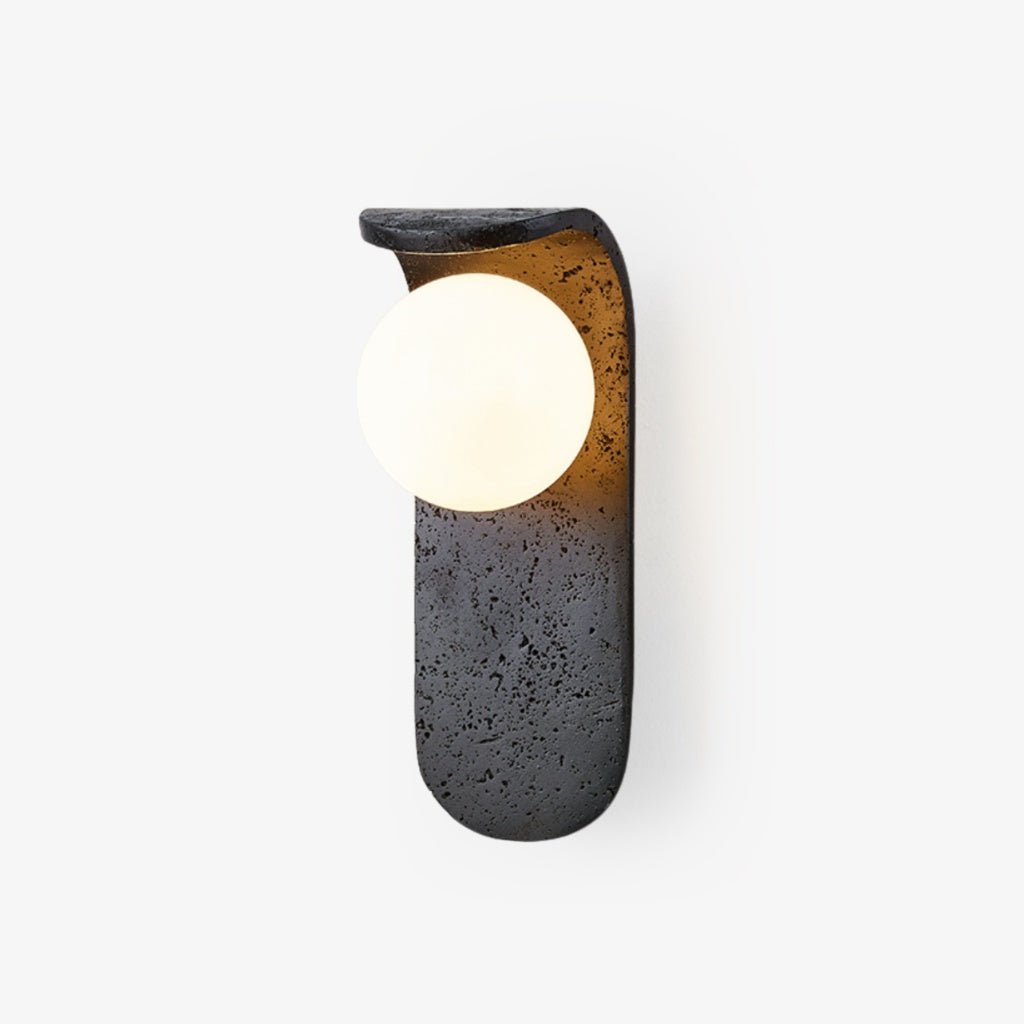 Serelora aplique de pared negro travertino