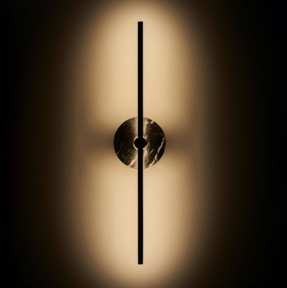 Albivine aplique de pared lineal en alabastro