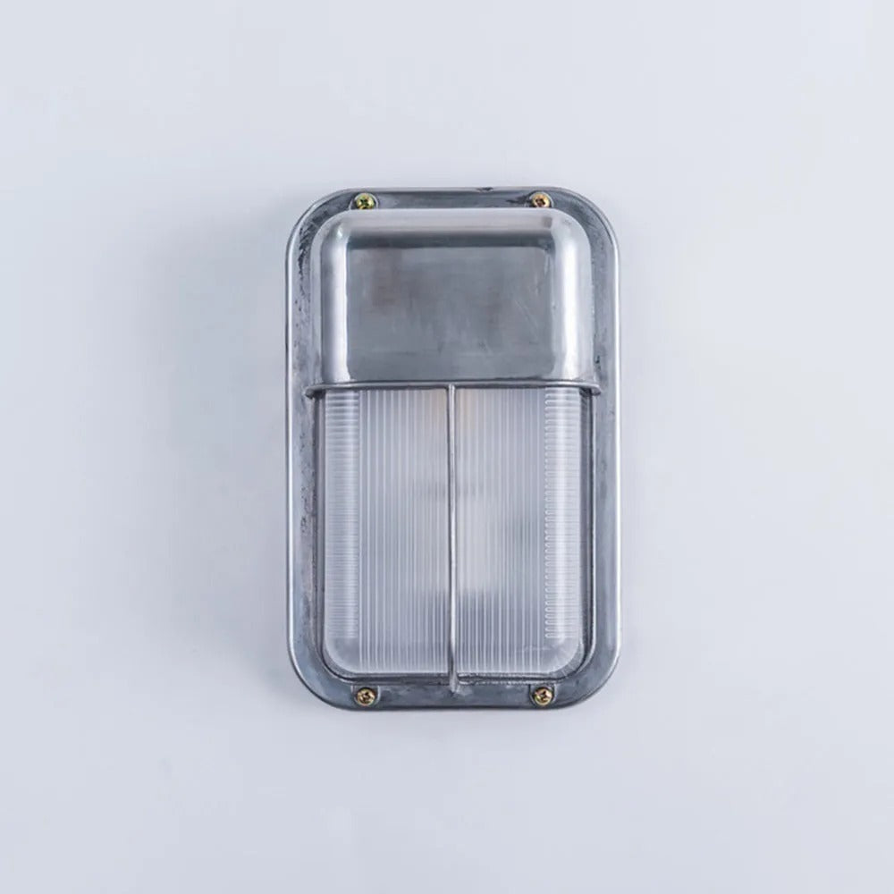 Ray Lámpara de Pared Geométrica de Metal y Vidrio para Exterior