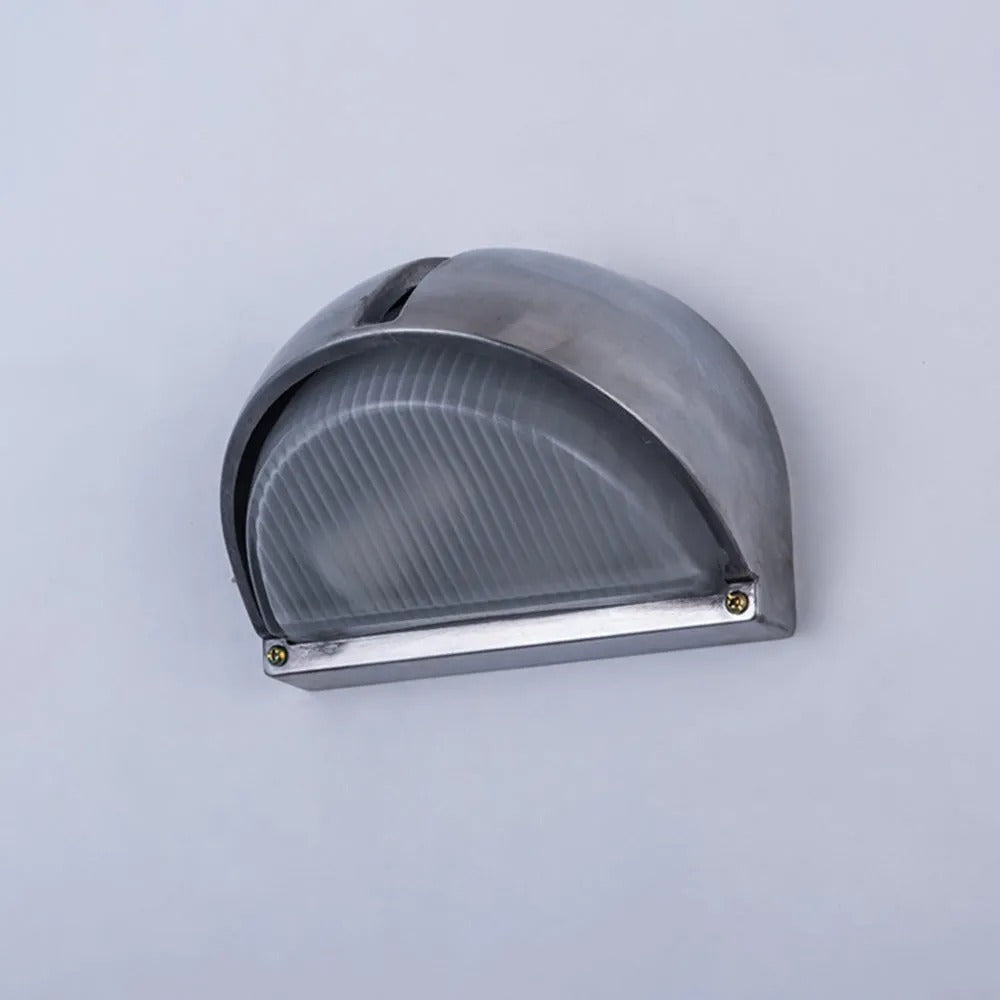 Ray Lámpara de Pared Geométrica de Metal y Vidrio para Exterior