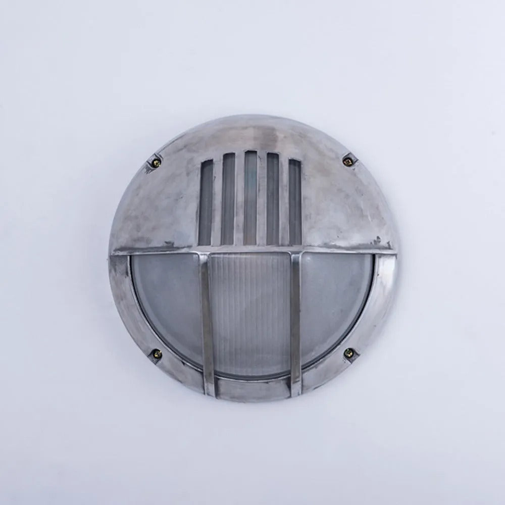 Ray Lámpara de Pared Geométrica de Metal y Vidrio para Exterior