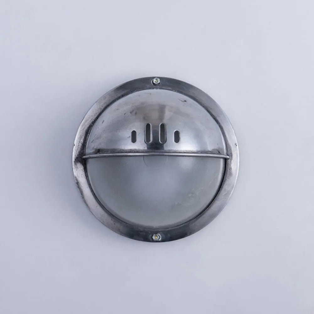 Ray Lámpara de Pared Geométrica de Metal y Vidrio para Exterior
