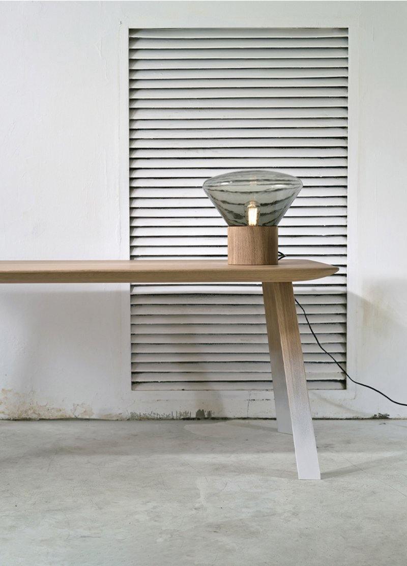 Sylirella lámpara de mesa minimalista de madera