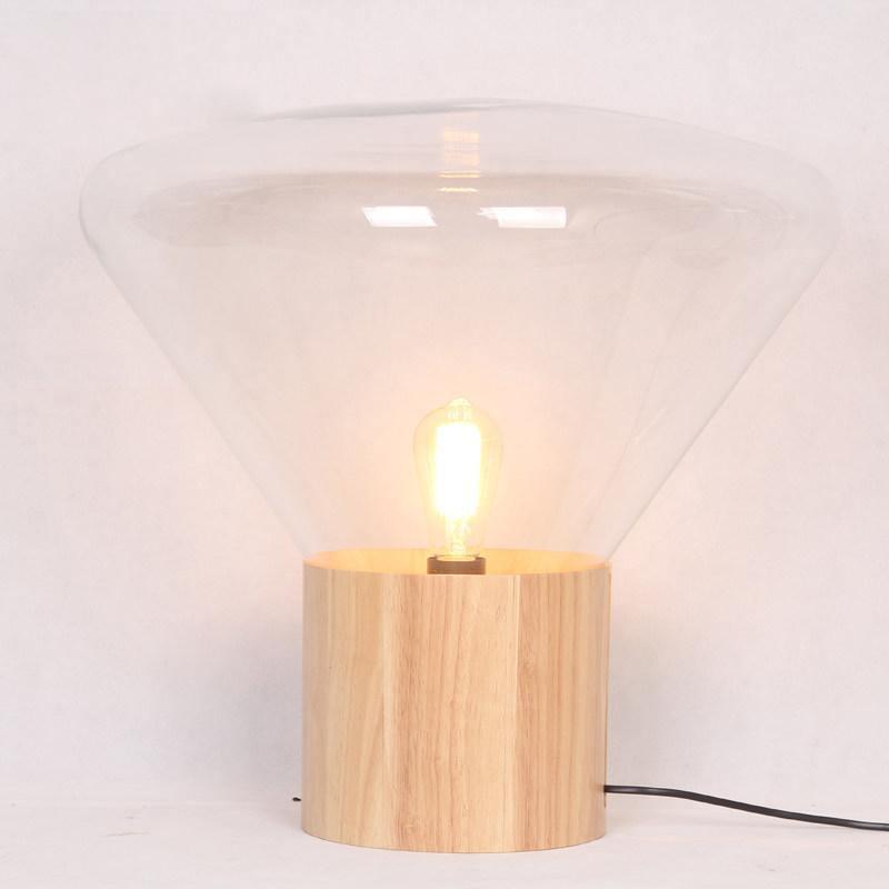 Sylirella lámpara de mesa minimalista de madera