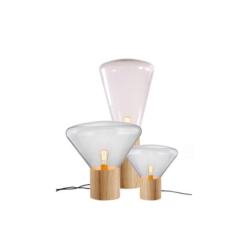 Sylirella lámpara de mesa minimalista de madera