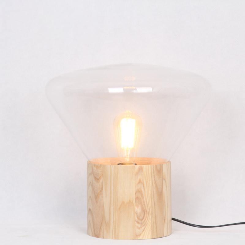 Sylirella lámpara de mesa minimalista de madera