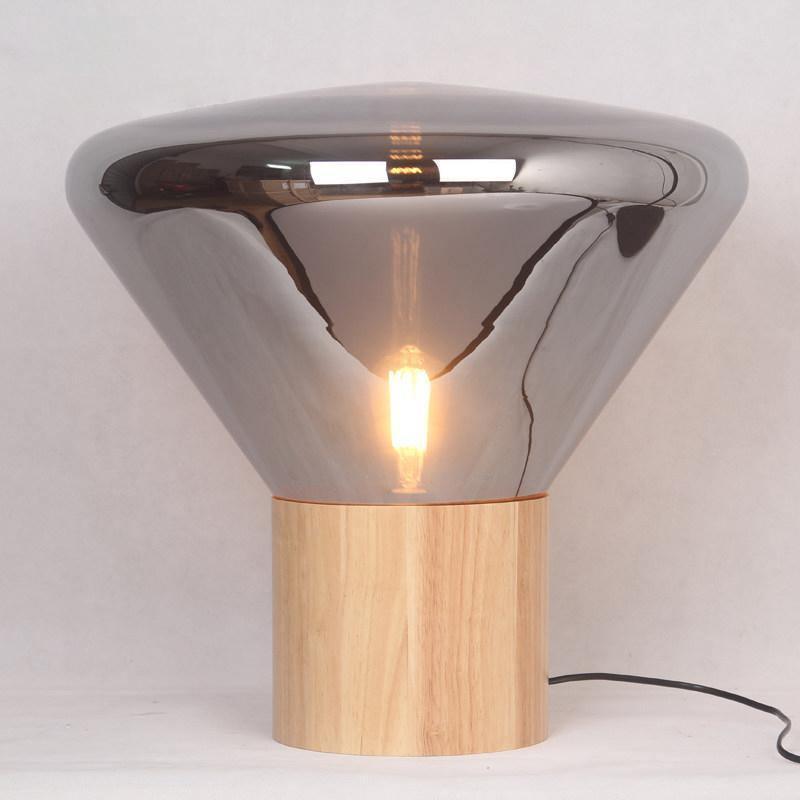 Sylirella lámpara de mesa minimalista de madera