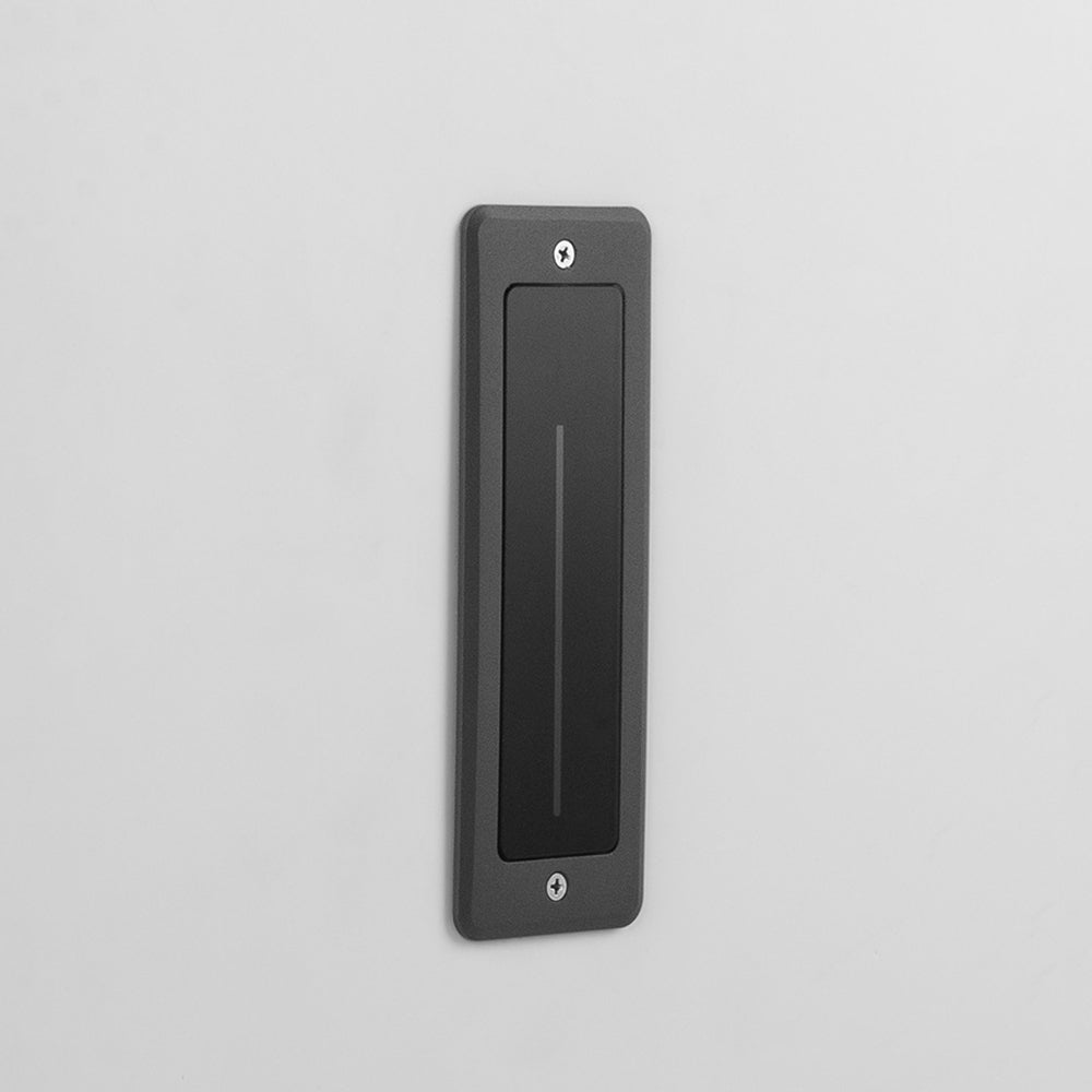 Ray Minimalista Rectangular Metal Aplique Exterior Patio