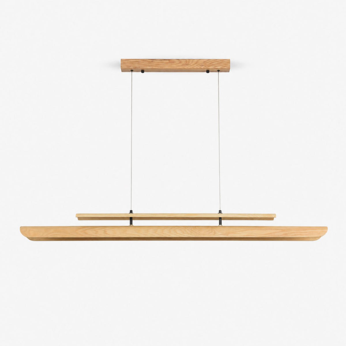 Lignelle lámpara colgante lineal de madera