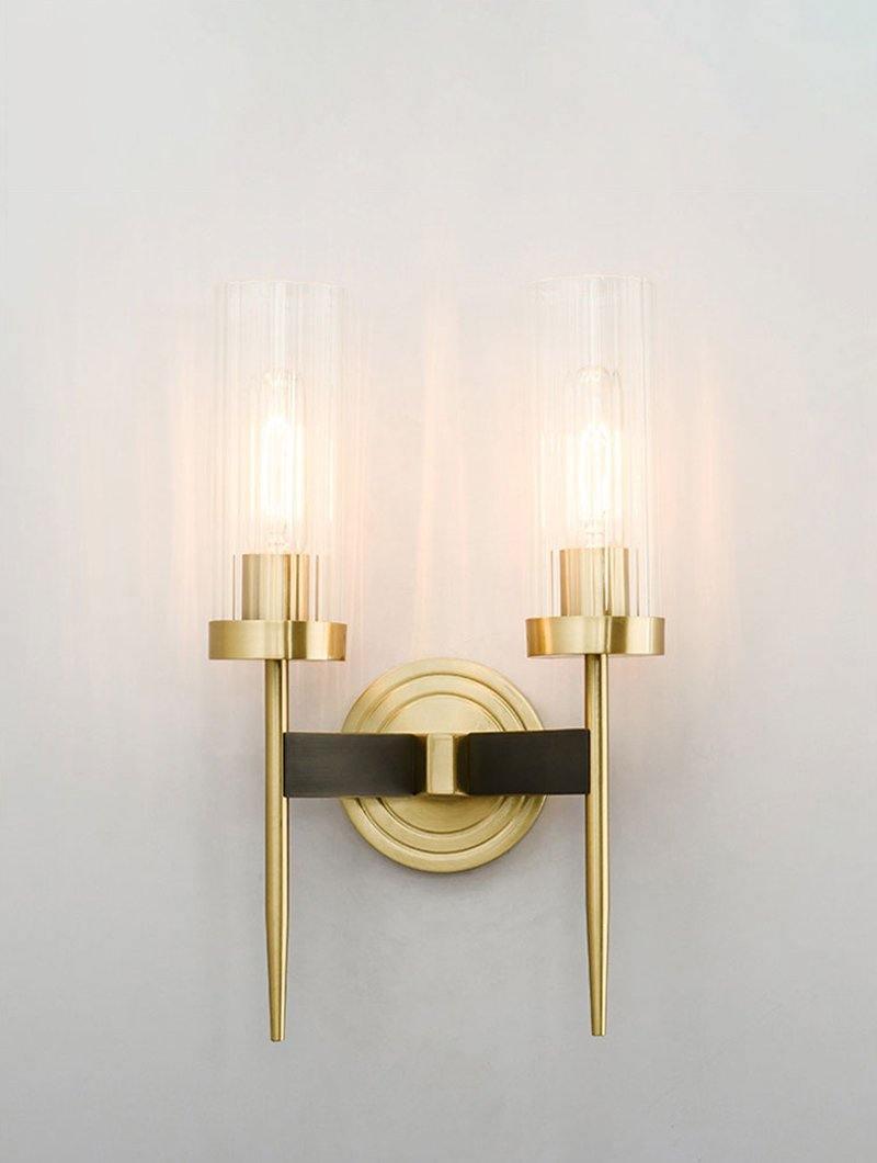 Vilaeisra aplique de pared elegancia Vintage con vidrio