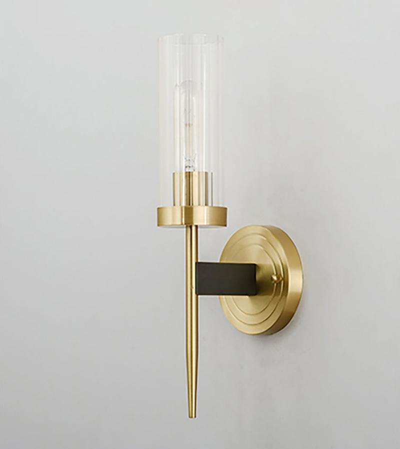 Vilaeisra aplique de pared elegancia Vintage con vidrio