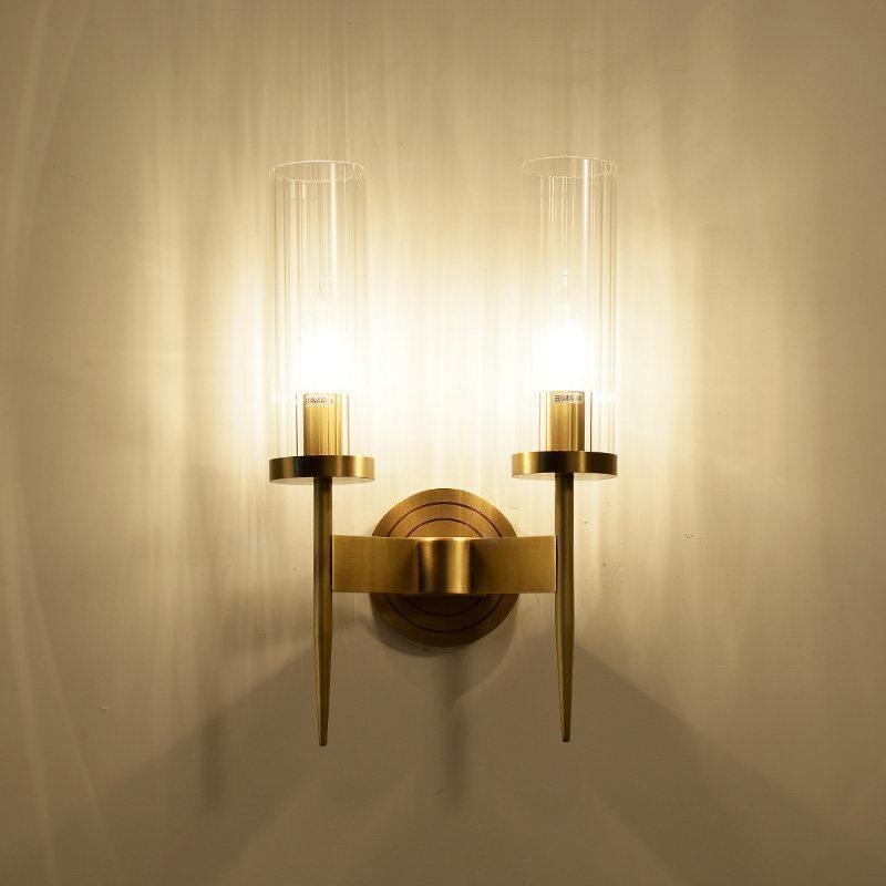 Vilaeisra aplique de pared elegancia Vintage con vidrio