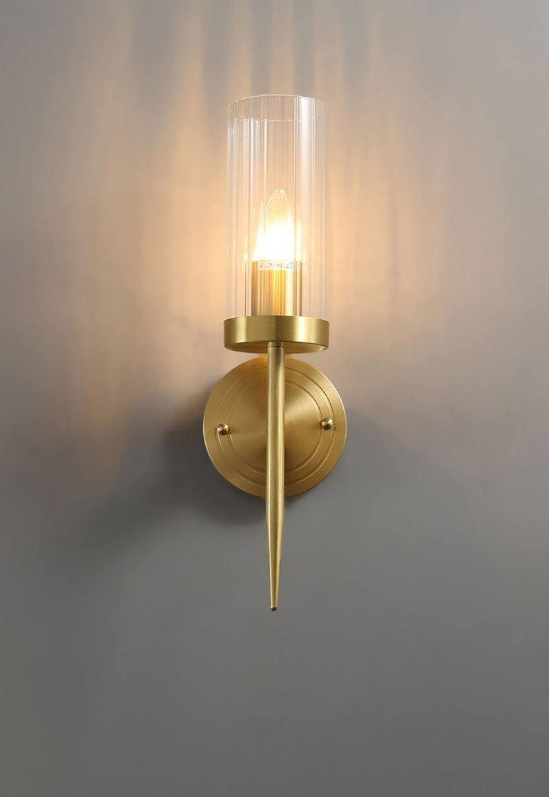 Vilaeisra aplique de pared elegancia Vintage con vidrio